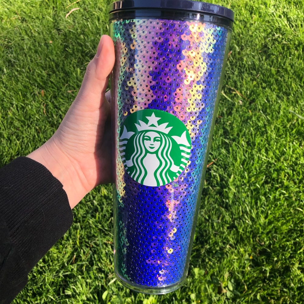 Starbucks Sequin Holiday Cup New